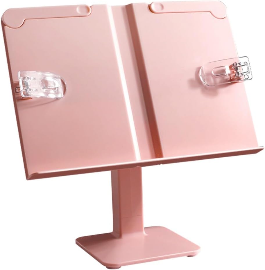Adjustable Lifting Reading Rack, Primary School Student Book Clip Holder, Shelf