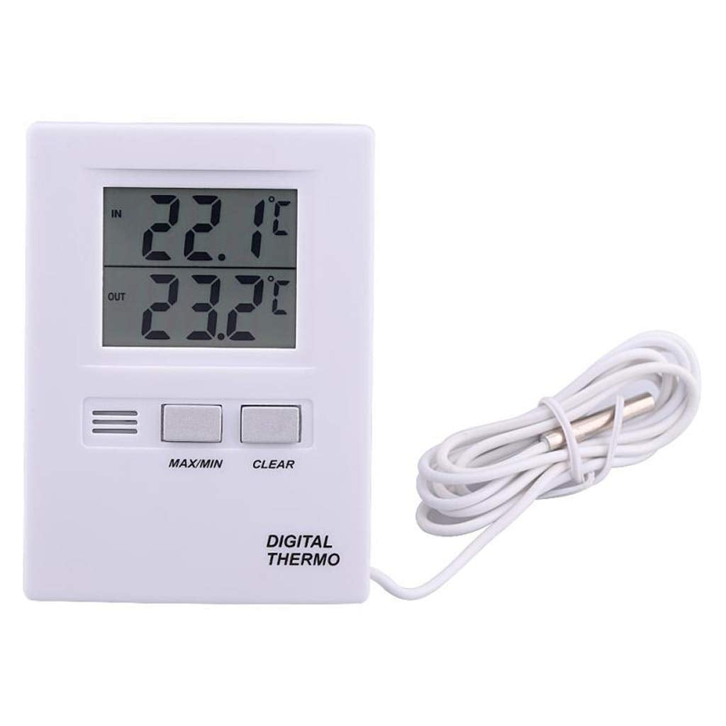 High Precision LCD Digital Indoor&Outdoor Thermometer Temperature Meter Tester Battery Powered