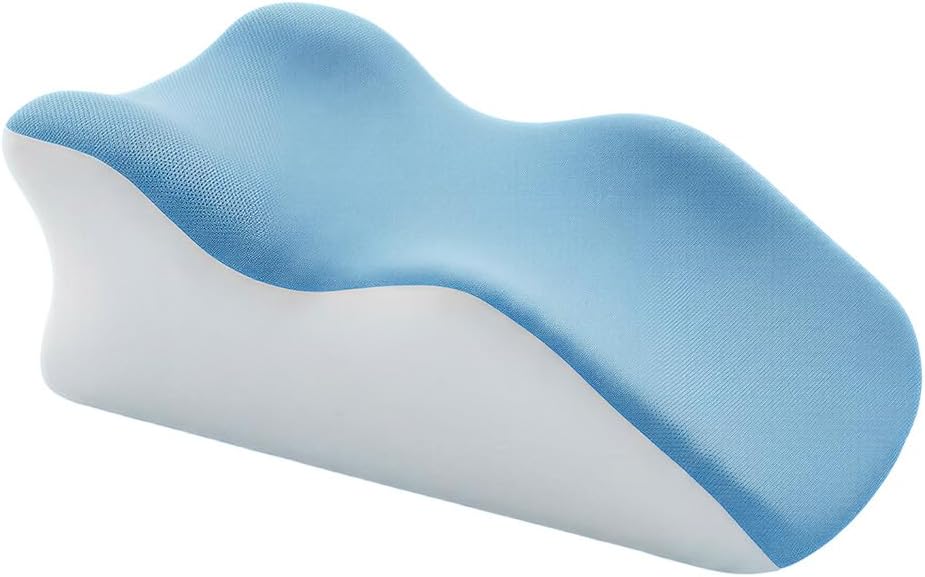 Memory Foam Ergonomic Wedge Pillow for Bed, Lying, Leaning, Reading - Prone Pillow for Neck Pain Relief and Sitting Up, Enhanced Support, Bed Rest Pillow for Enhanced Comfort
