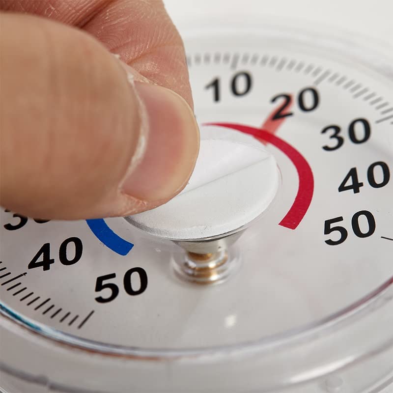 Round Plastic Door and Window Thermometer Outdoor Pointer Type Cold and Heat Watch