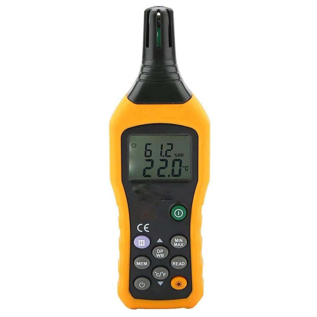 Temperature and Humidity Gauge Meter with Backlight Digital Psychrometer Thermometer Hygrometer