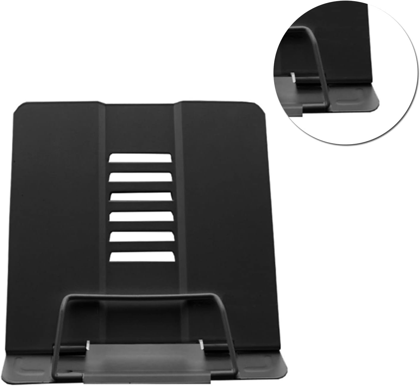 Sturdy Metal Reading Stand Adjustable Foldable Book Holder Multifunctional Metal Reading Rest for Home School Office