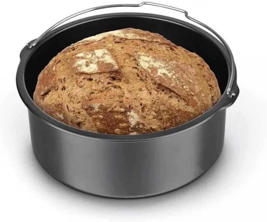 8 Inch Air Fryer Cake Pizza Oven Barbecue Frying Pan Tray