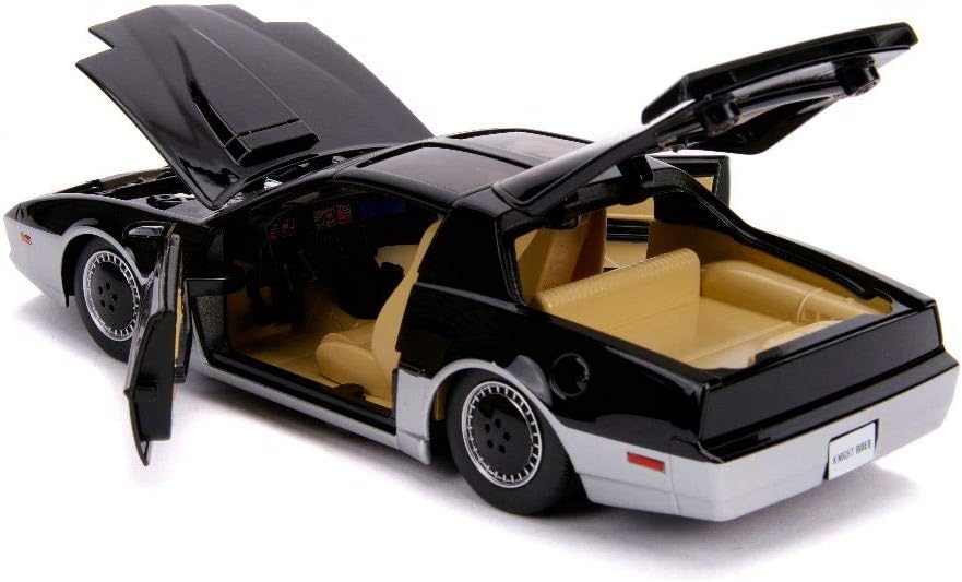 Jada Toys Hollywood Rides Knight Rider K.A.R.1982 Pontiac Firebird 1: 24 Diecast Vehicle with Light Up Feature