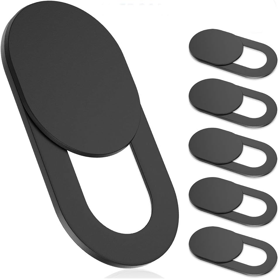 Webcam Cover Slide, [6 - Pack]Ultra-Thin Web Camera Cover for Laptops, PC,Computer and Apple Devices like MacBook,iMac, iPad and iPhone 6/7/8 Plus.0.022in Thick Web Blocker for Privacy and Security