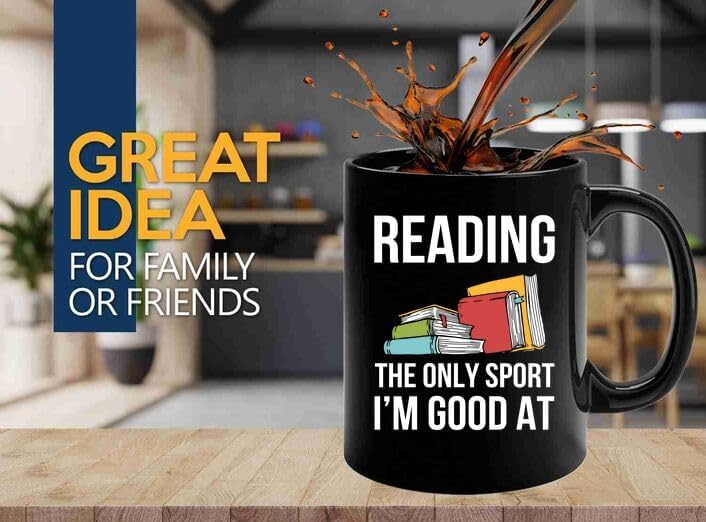 Book Lovers Coffee Mug 11oz Black -reading is like - Book Lovers Reader Nerd Introverts Bibliophile Librarian Author Novelist Bookish Book Club Gift