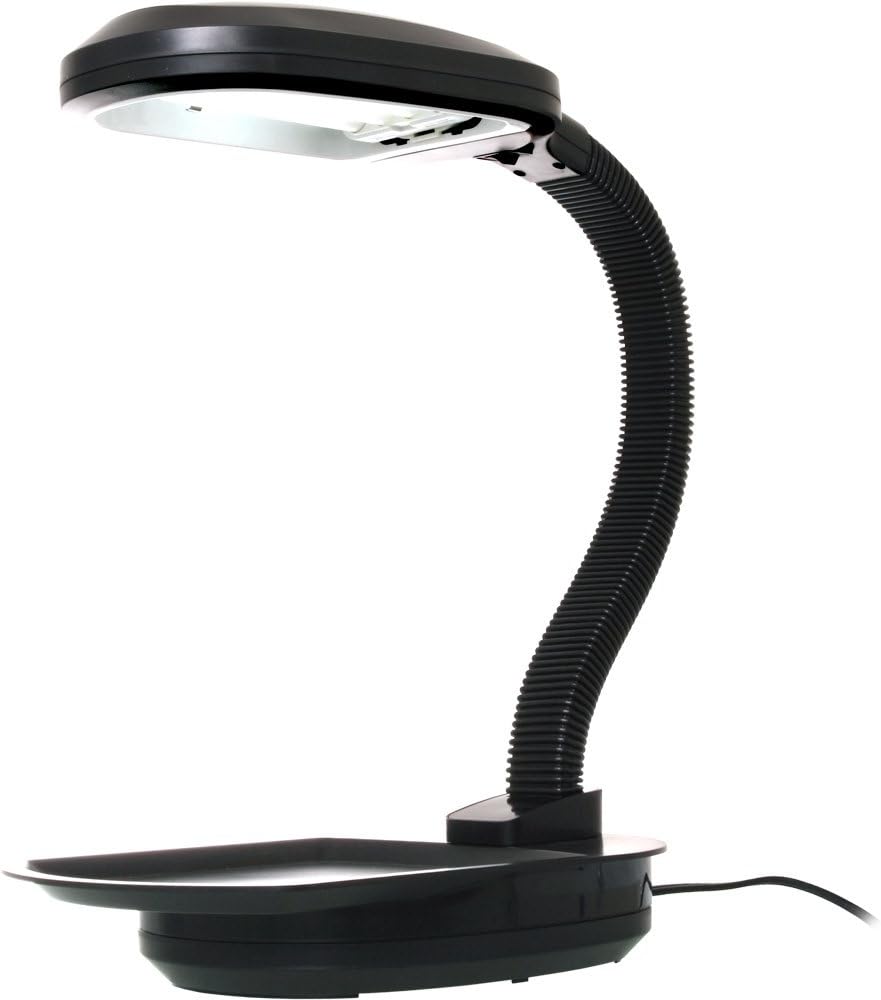 Black Hydrofarm FLF27D Desktop Plant Light with 27-Watt CFL Bulb