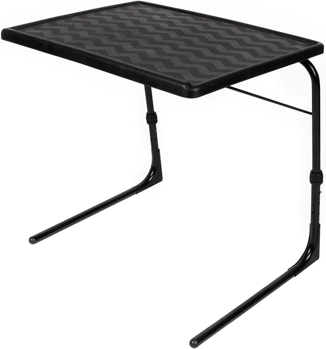 Table-Mate TV Tray Table | Portable Desk Folding Dinner Tray, Couch Table Trays for Eating Snack Food, Portable Laptop Desk, Bed Trays for Eating | Adjustable TV Trays with 3 Angles and Cup Holder