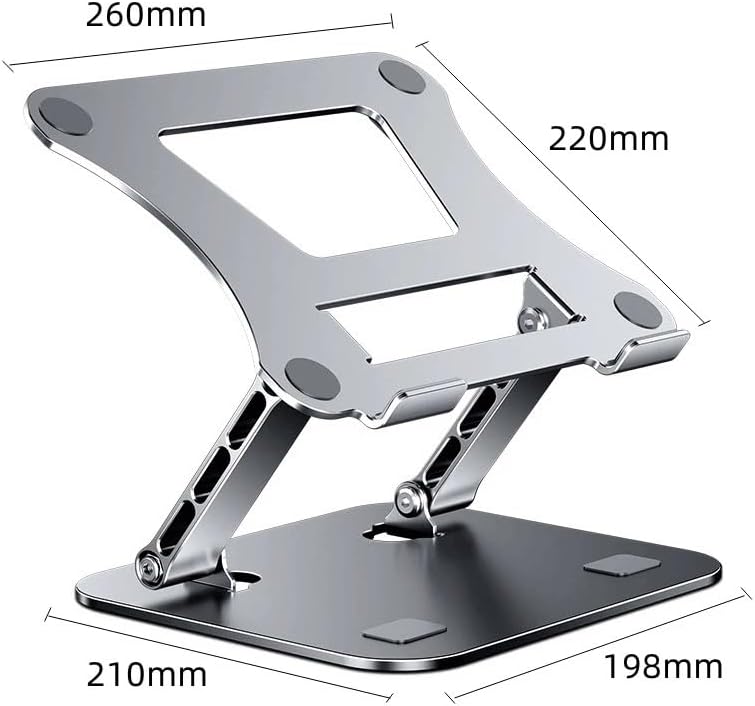 Laptop Stand Aluminum Alloy Foldable Portable Laptop with Suitable for