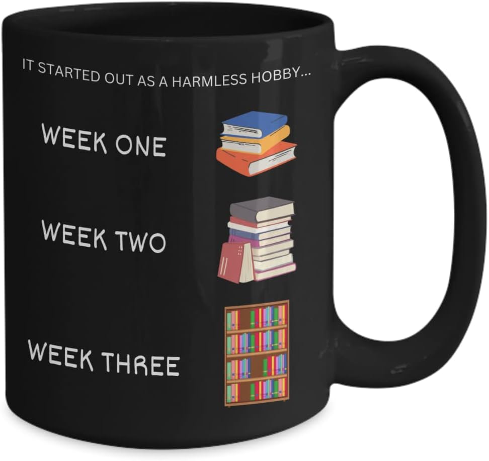 Funny Book Lover Mug, Sarcastic Reader gift, Novelist gifts for her, Bookish bestie gift, Humorous Book collection Mug