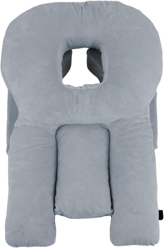 Sleeping Face Pillow, 69.85x46.99cm Soft Breathable Polyester Cushion for Face Down Recovery, Comfort, Relaxation, Home, Spa, Travel, Rest Use