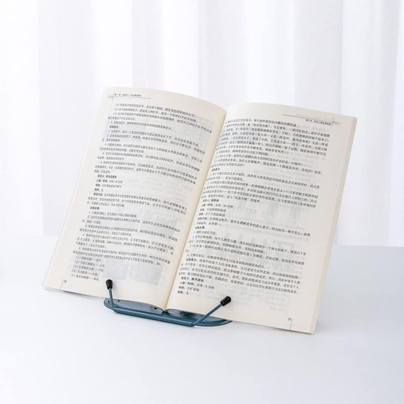 Iron Reading Rack Multifunctional Adjustable Bookshelf Portable Folding Practical Desk Accessories
