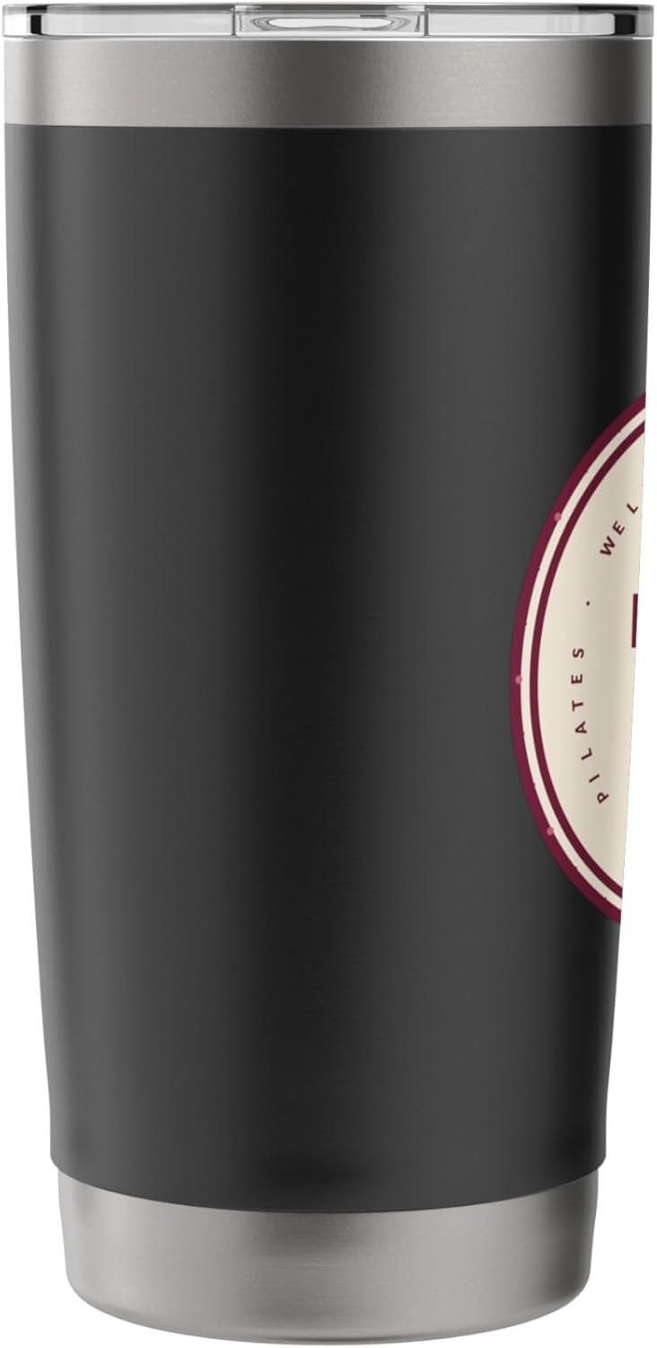 Namaste All Day - Vintage Yoga Badge Gift Stainless Steel Insulated Tumbler