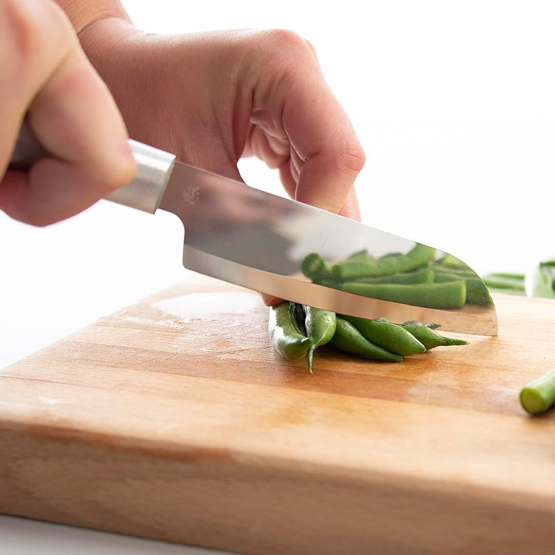 Rada Cutlery Cook’s Utility Knife (R140), 4.75" Stainless Steel Blade, Silver Handle