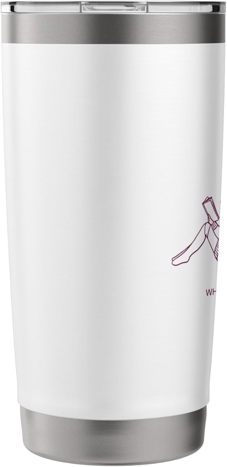 Cozy Reading Club | Stay Home & Read | Book Lover Gift Stainless Steel Insulated Tumbler