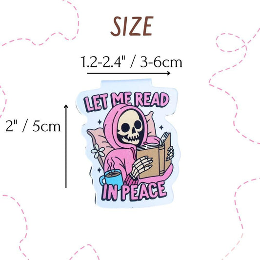 YJ PREMIUMS 9PC Funny Magnetic Bookmarks | Fun Cute Magnet Book Marks Reading Lost Hot Girls Read Books You were Right Here for Women Work Adults Travel School Teacher Office Supplies Gifts