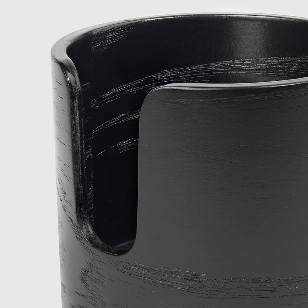 Desk Cup Holder 1Pack (Black), Table Edge Clamp Cup Holder for Home Office Desk, Gaming Desk Accessories, Computer Desk Accessories, Anti-Spill Cup Holder