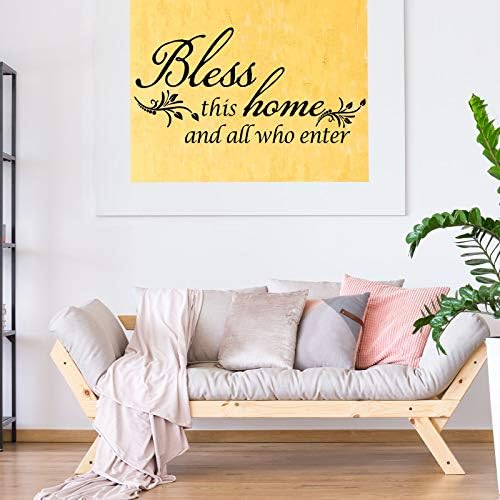 Zonon Vinyl Wall Quote Stickers Love Faith Hope Family Inspirational Stickers Motivational Wall Decals Bible Verse Butterfly Sayings for Home Room School Decorations(Classic Color)