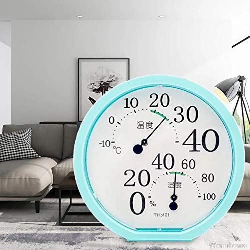 Wall Hang Temperature Humidity Monitor Indoor Outdoor Thermometer Hygrometer No Battery Required Hanging & Stand