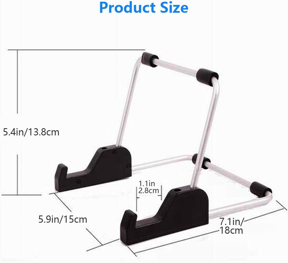 Tablet Stand Adjustable, Aluminum Alloy Non-Slip Tablet Holder for Desk Fit for Tablets, ipad Samsung and Kindle Fire, Display Stand Picture Frame Stand for Photo