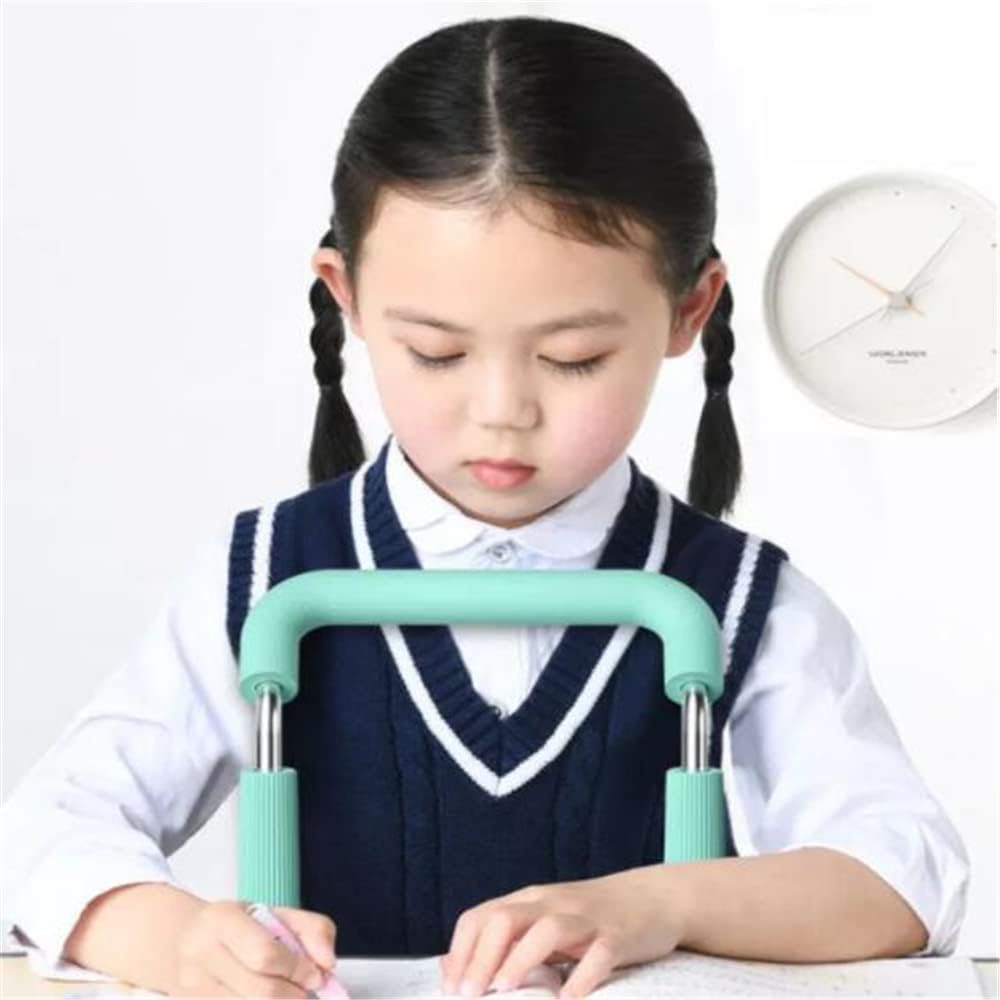 Sitting Posture Corrector Anti-Hunchback Correction Double Column Support Stable Card Table Safe Arc No Edges No Corners Reading Cross Bar for Students