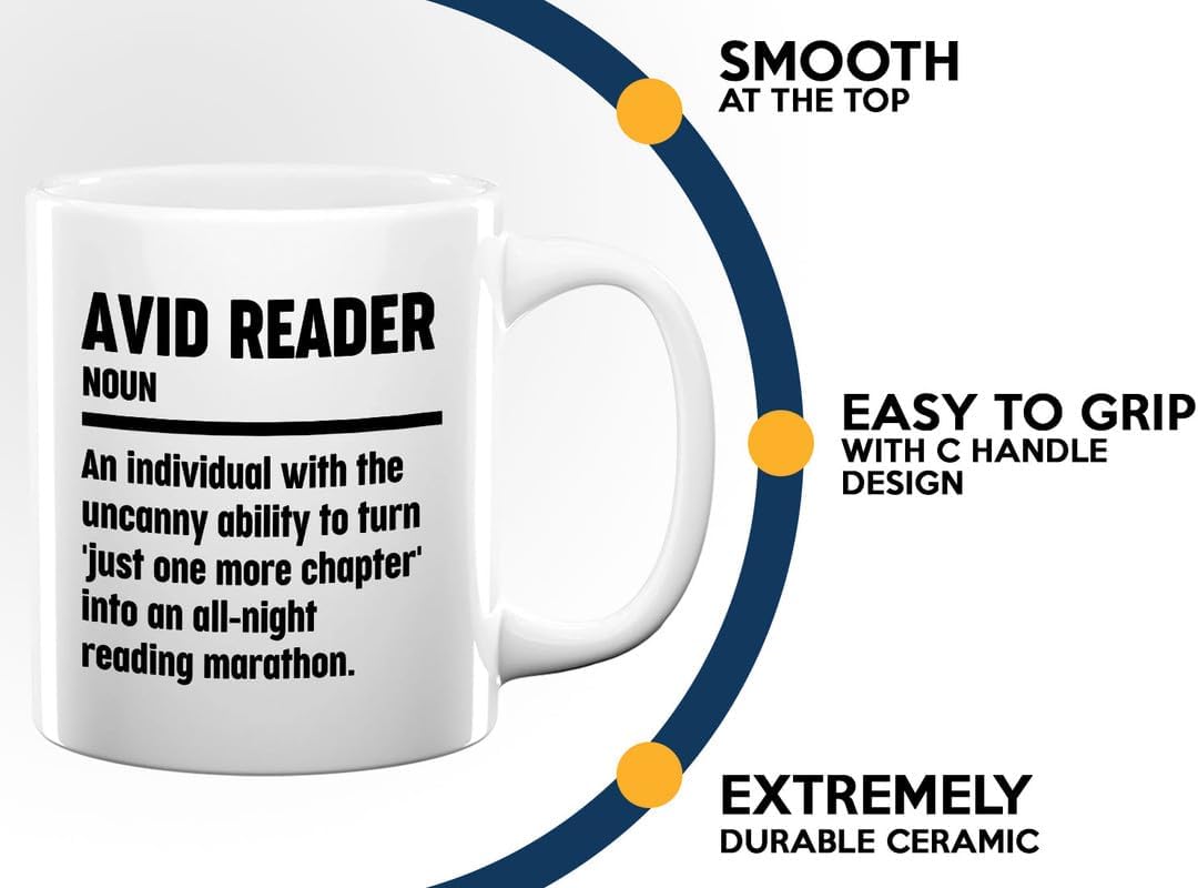 Book Lover Coffee Mug 11oz White - Reading Marathon - Book Lover Gifts For Women Book Club Book Lovers Gifts Bookworm Book Reader Gifts