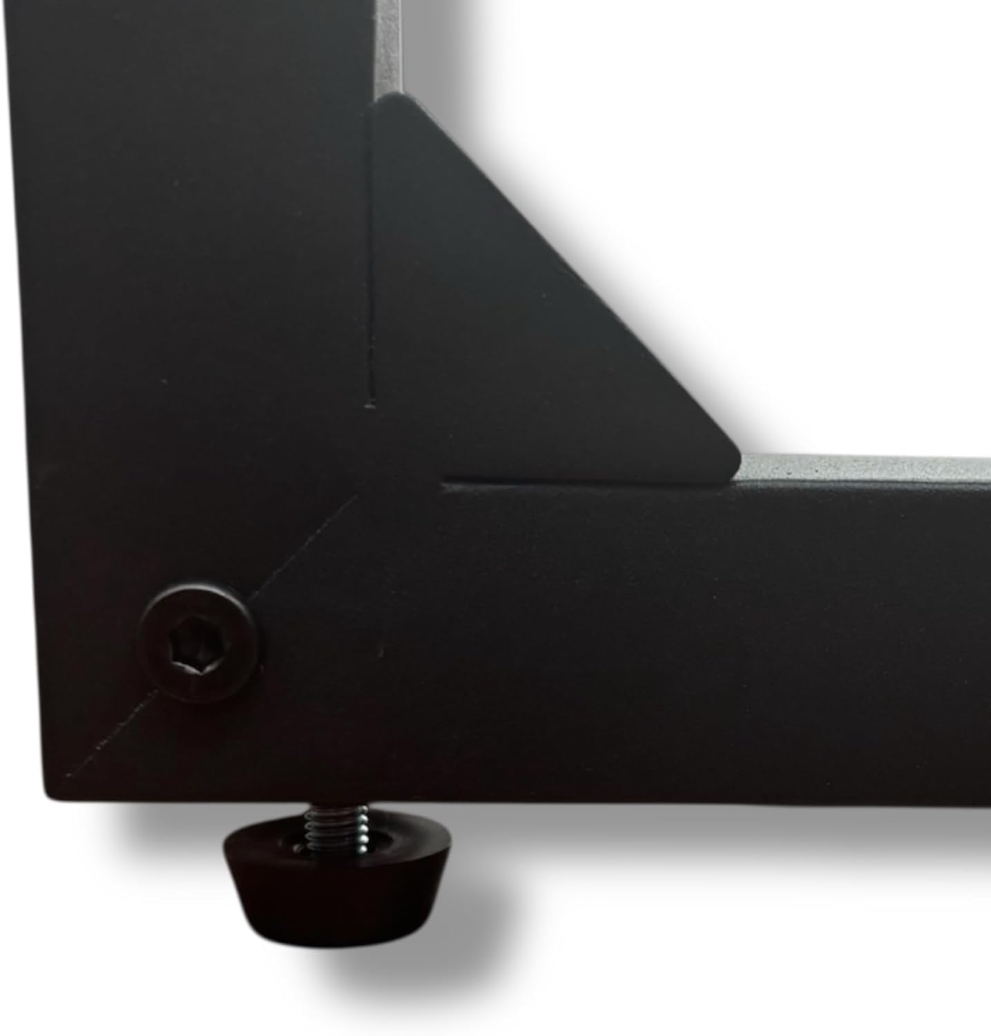 Height Adjustable C-Shaped Sofa Side Table, Laptop Table for Couch & Bed, Black