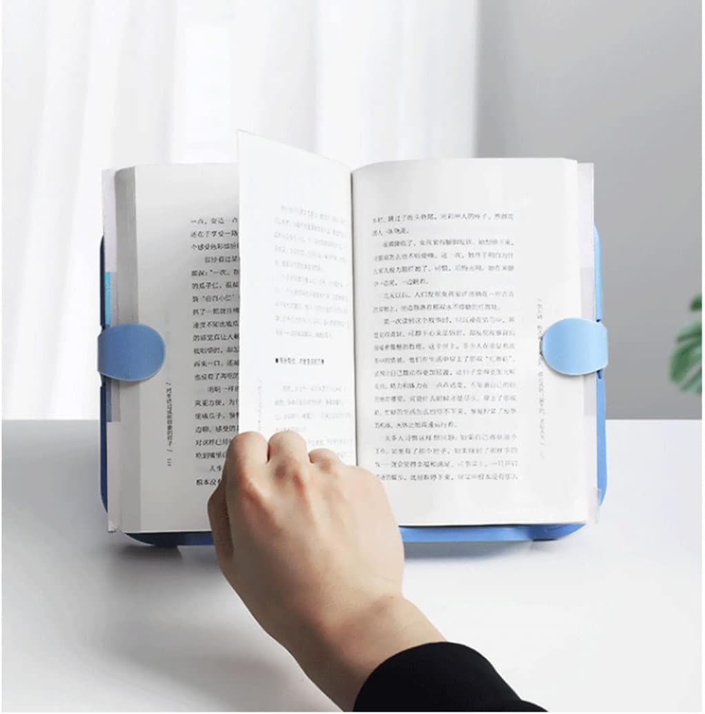 Reading Rack Multifunctional Retractable Portable Student(Blue)