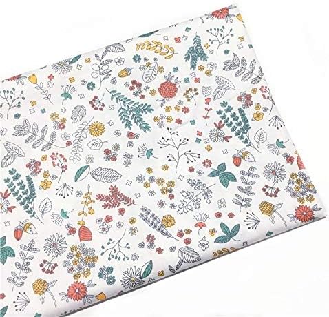 TAOSON 100% Cotton 300 Thread Count Body Pillow Cover Pillowcase Pillow Protector Cushion Cover with Zippers Only Cover No Insert (013 White Flower Leaves,21"x54") Fits 20 x 54