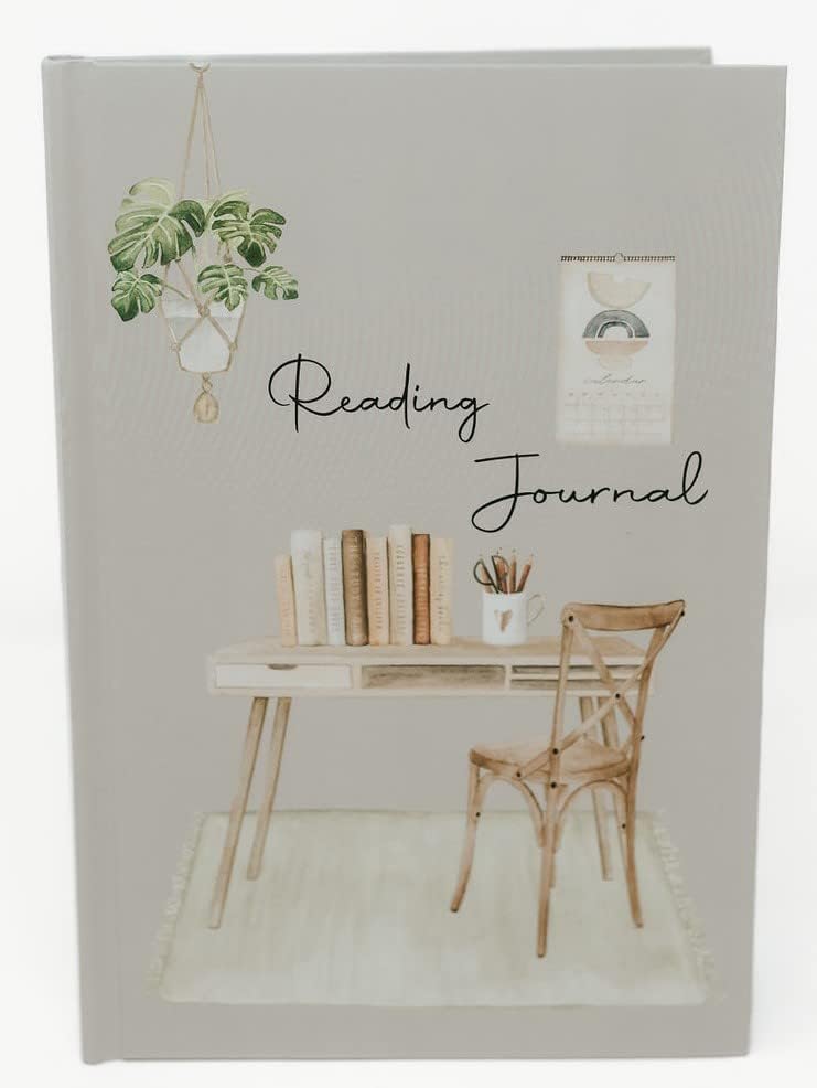 Reading Journal for 100 books | Book Journal | Book Lovers Gift | Book Journal for Book Lovers | Book Review Journal | Book Club Journal | Book Log | Reading Log Journal (Gray)