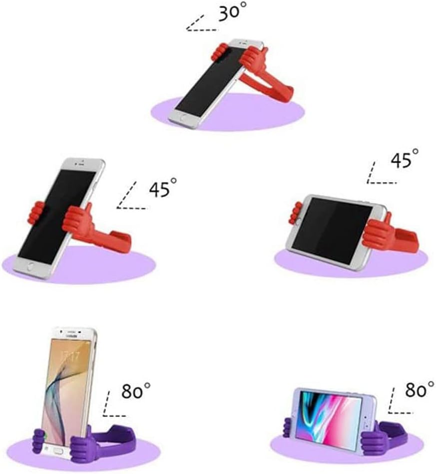 Valentines Day Gifts for Teens Girls Boys Cell Phone Stand, Universal Thumbs Up Lazy Phone Holder for Desk Fun Gadgets Smartphone Stand Holder for iPhone iPad Samsung and More (Blue)