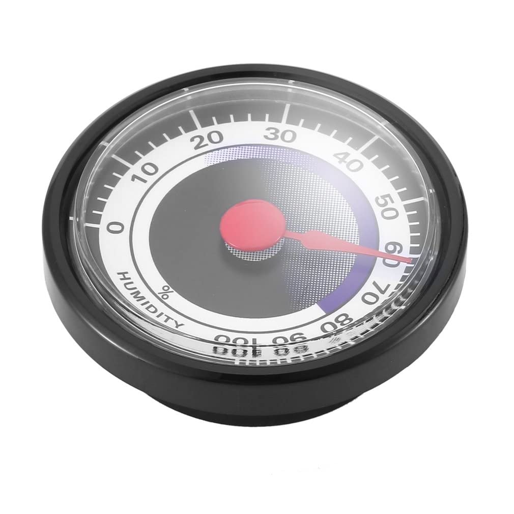 Portable Accurate Analog Hygrometer Humidity Meter Mini Power-Free for Indoor Outdoor Household