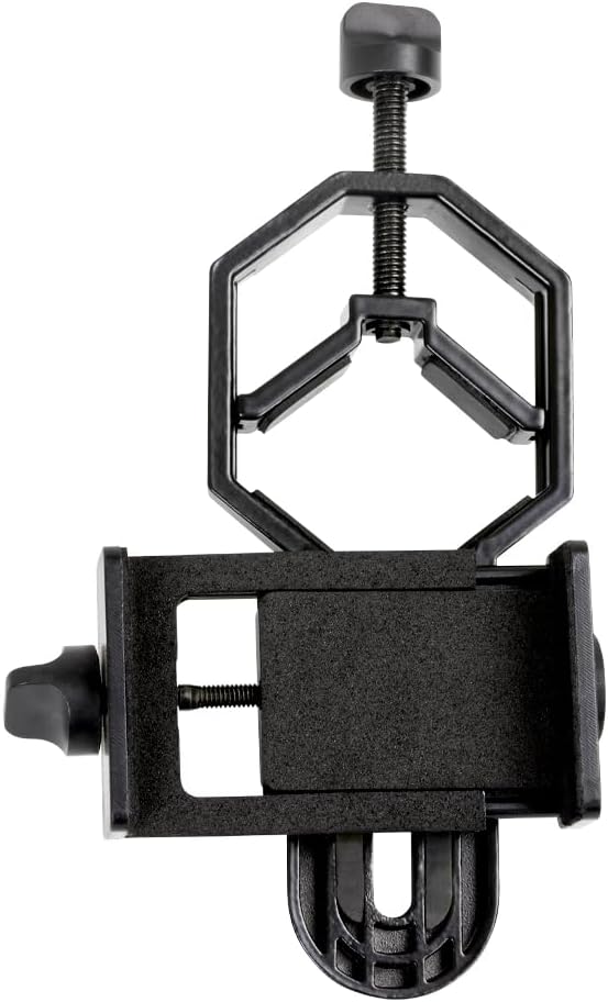 Celestron – Smartphone Adapter for Telescope, Binoculars & Spotting Scopes – Capture Images & Video Through Your Optics – Simple, Durable, Metal Body - Compact and Travel-Friendly
