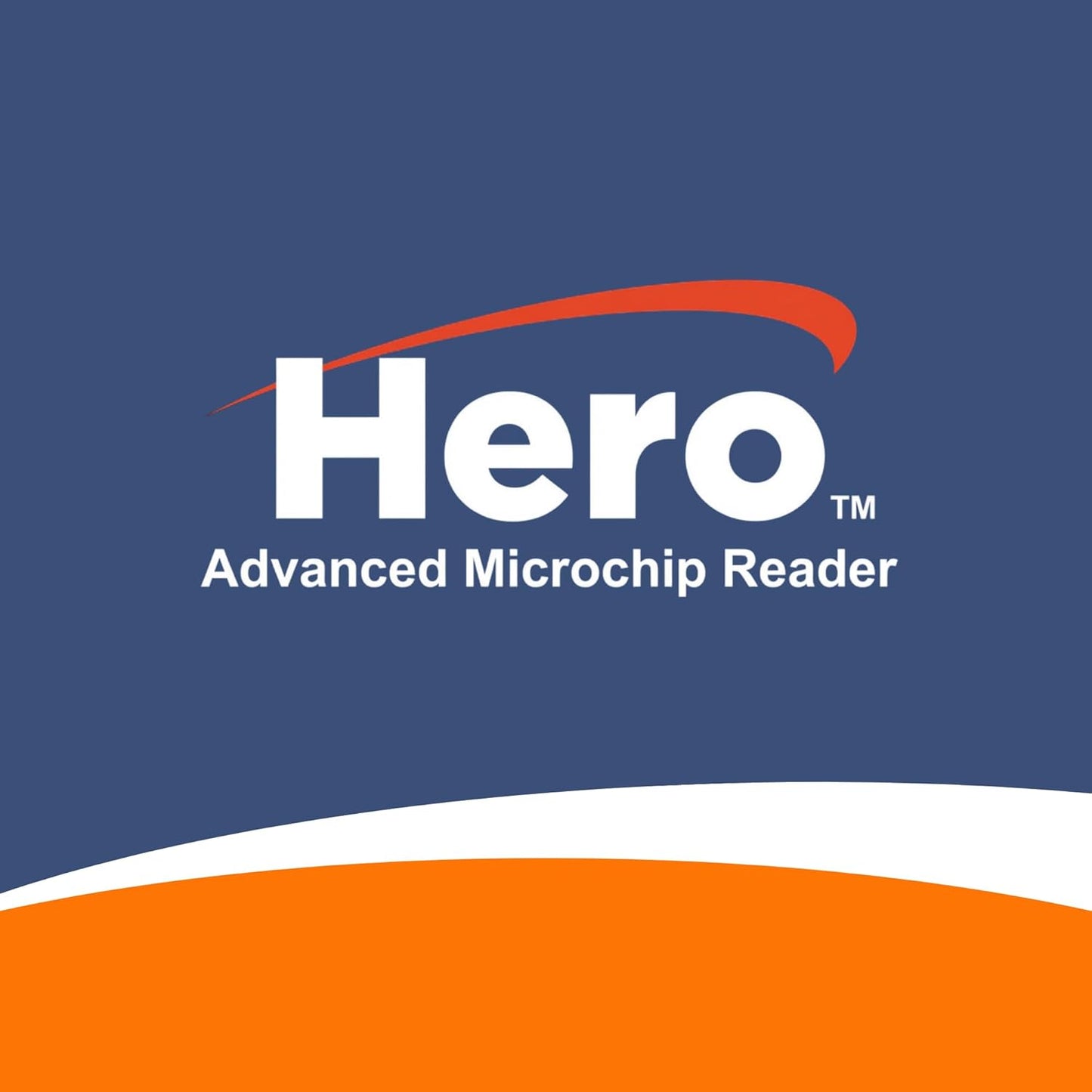 Hero Universal Microchip Scanner, Reads ISO & Non-ISO Pet Microchips, Bluetooth® Enabled with 15-Minute Display Hold, Backlit LCD Screen, Protective Case & FCC Certified, Each