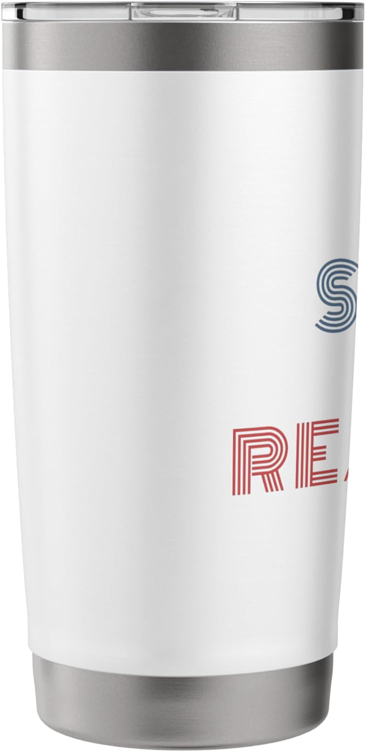 Shhh I'm Reading Retro Book Phrase Stainless Steel Insulated Tumbler
