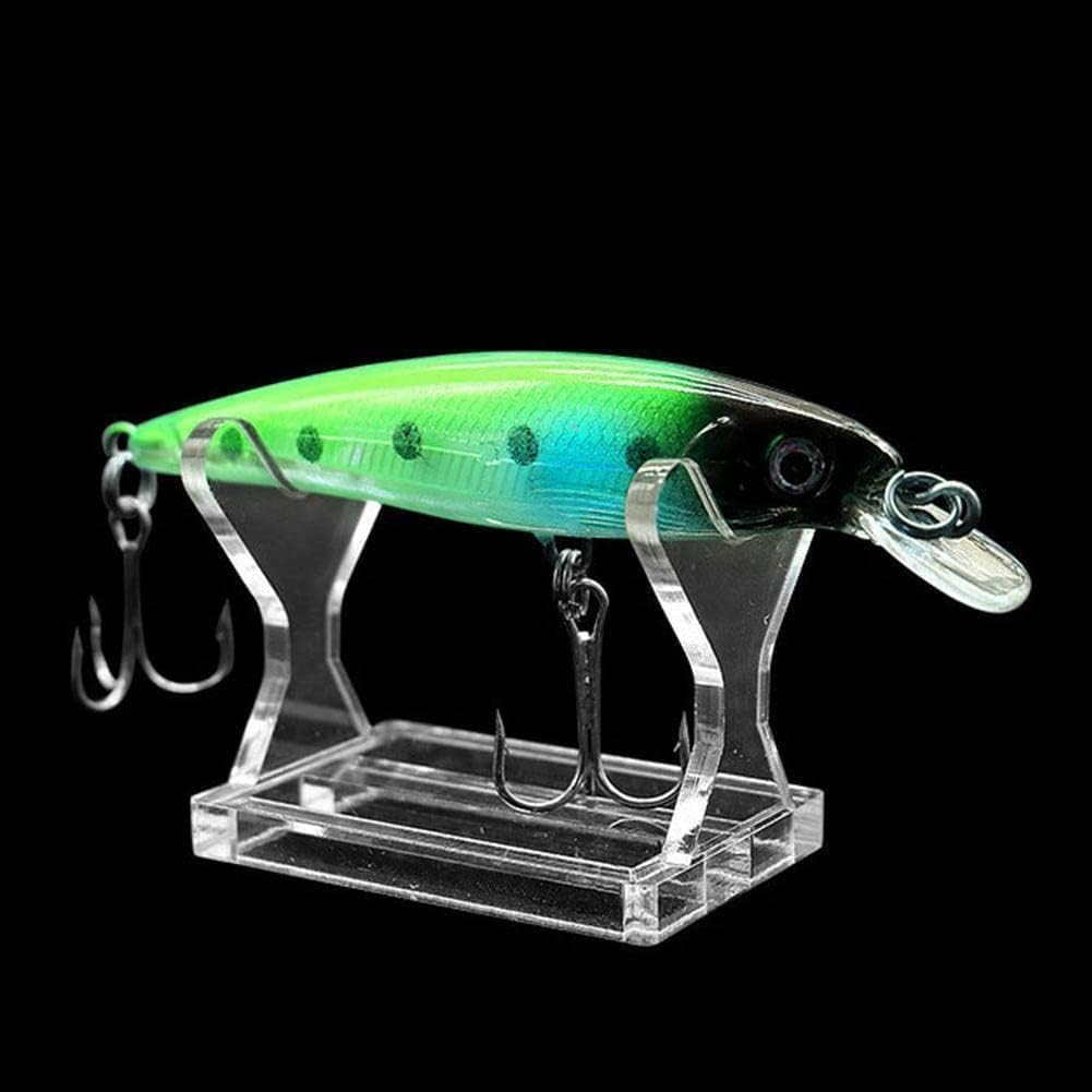 Acrylic Fishing Lure Display Stand, Clear Display for Large Baits for Baits Lure Display, Fishing Store Accessories, for Baits Lure Display,Fishing Lures Storage Decoration for Fishing Store Baits Accessories