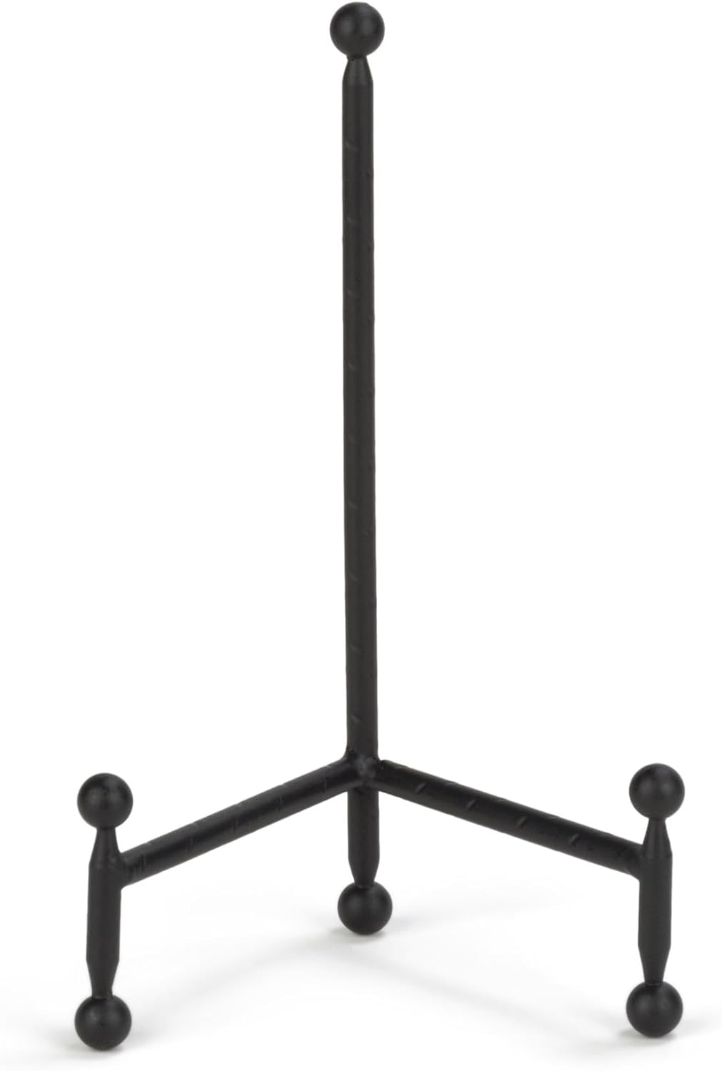 TRIPAR Modern Tripod Easel Display, Black Finish (5.25-Inch Depth, 1 Foot Height) - Lightweight & Durable Design - Perfect for Displaying Decorative Pictures, Artwork, Plates, Tiles, & More (10 Inch)