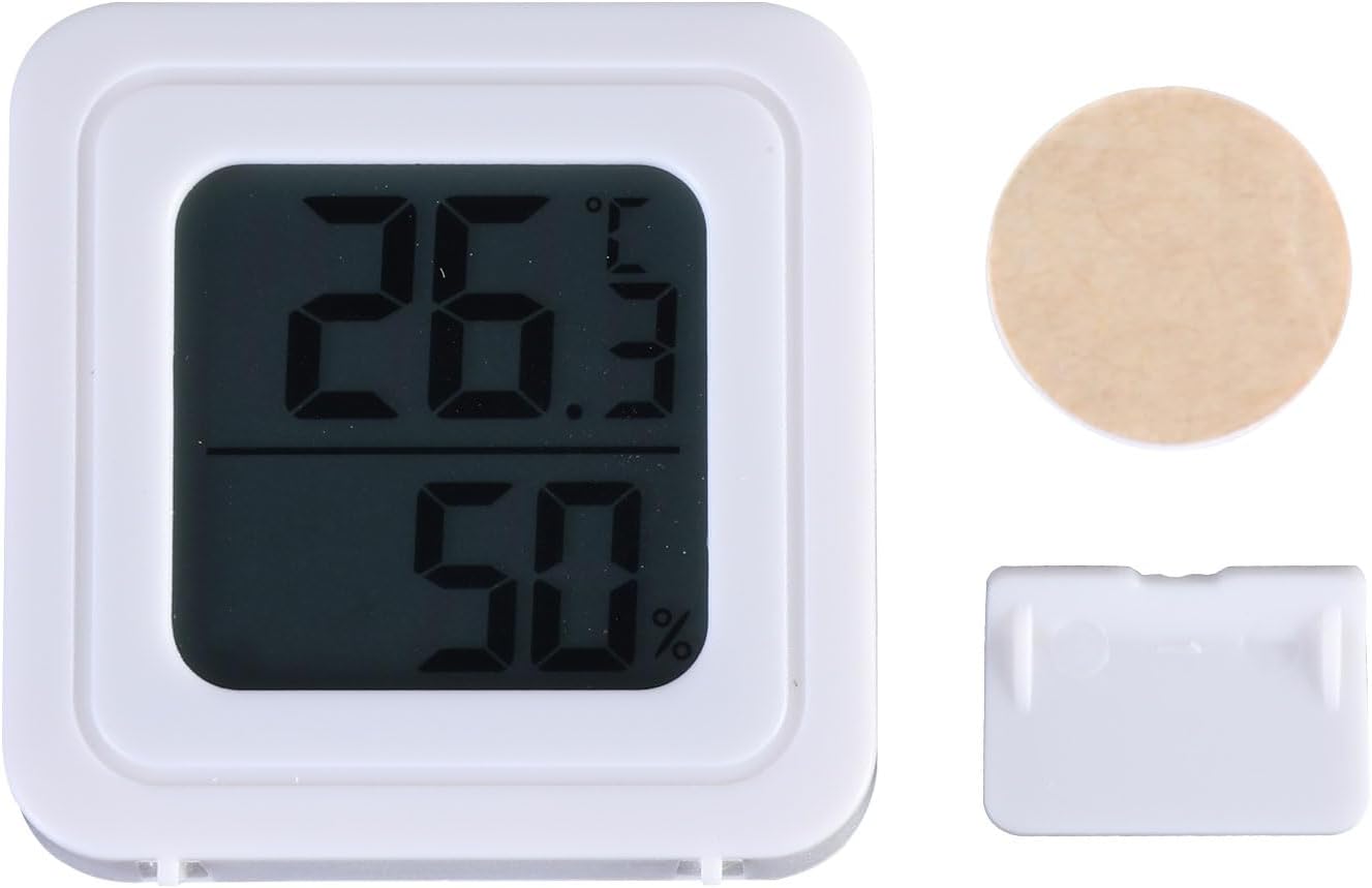 Fashion Home Electronic Thermometers Hygrometer Meter Gauge Clear Display For Living Space And Vehicles