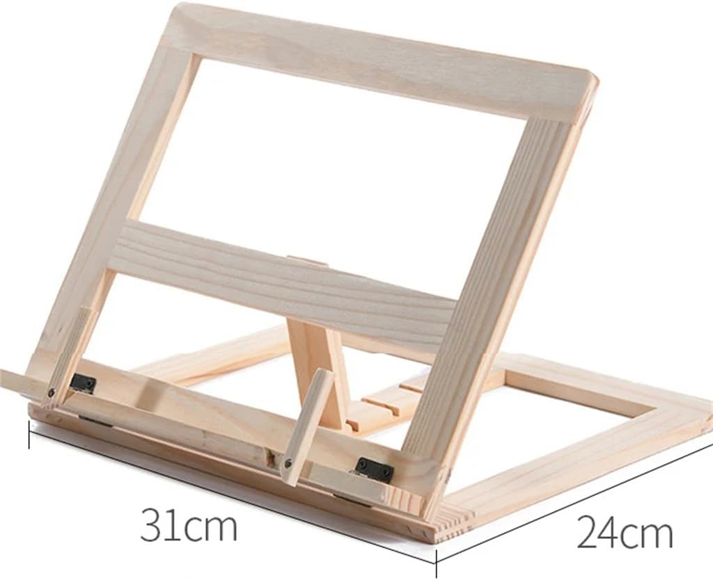 Creative Wood Table Stand Reading Bookshelf Bracket Tablet PC Pad Drawing Support Wooden Bookends Desk Organizer Stationery