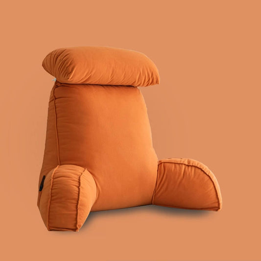 Reading Pillow with Arms, Bed Rest Pillows with Arm Rests, Lumbar Support Cushion, for Bed Back Support, for Sofas, Lounge, Recliner(B)