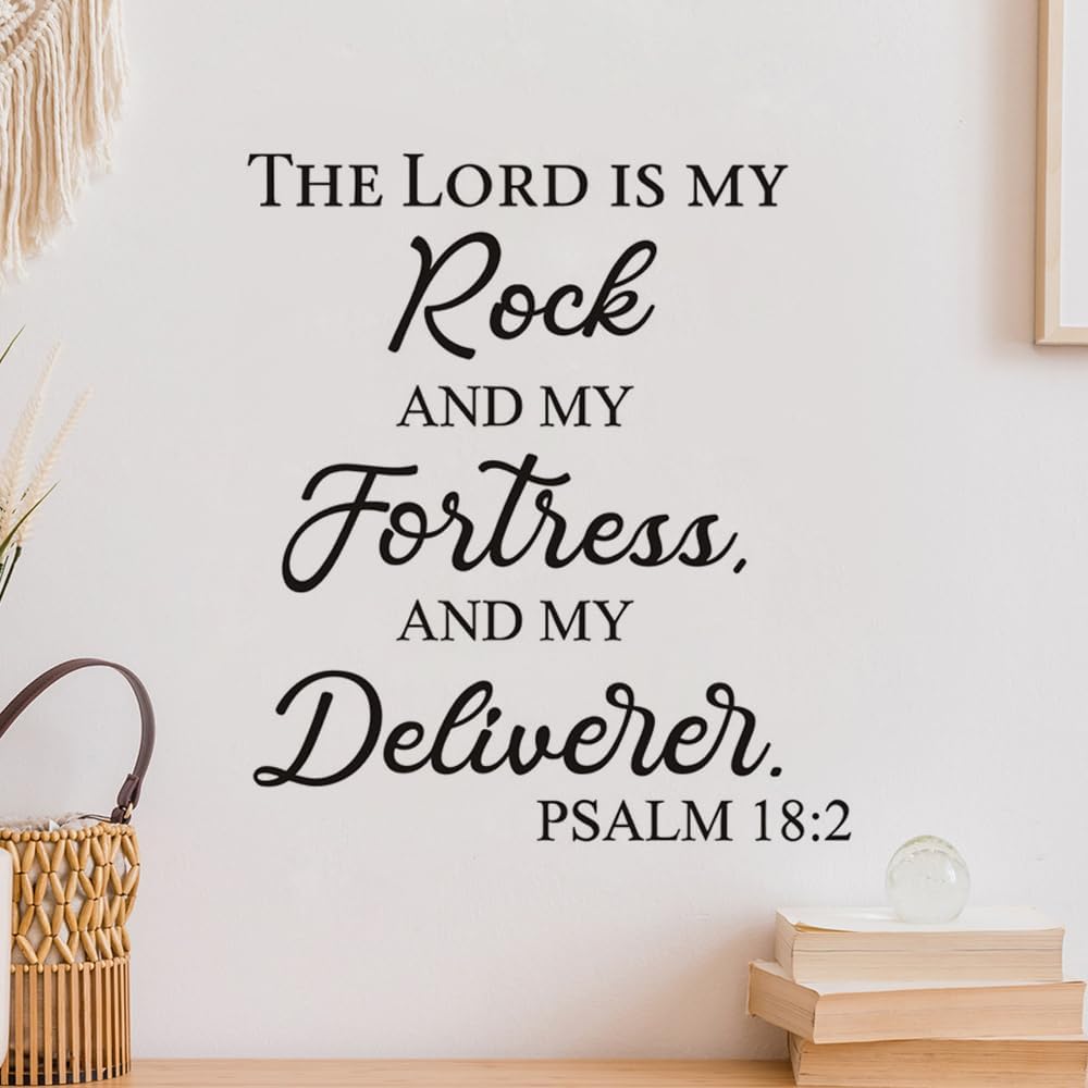 12PCS Inspirational Wall Decals,The Bible Wall Stickers Quote Motivational Decal for Bedroom Living Room Nursery Decor 11×6 in
