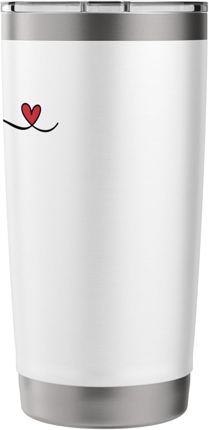 Books - I heart Books Stainless Steel Insulated Tumbler