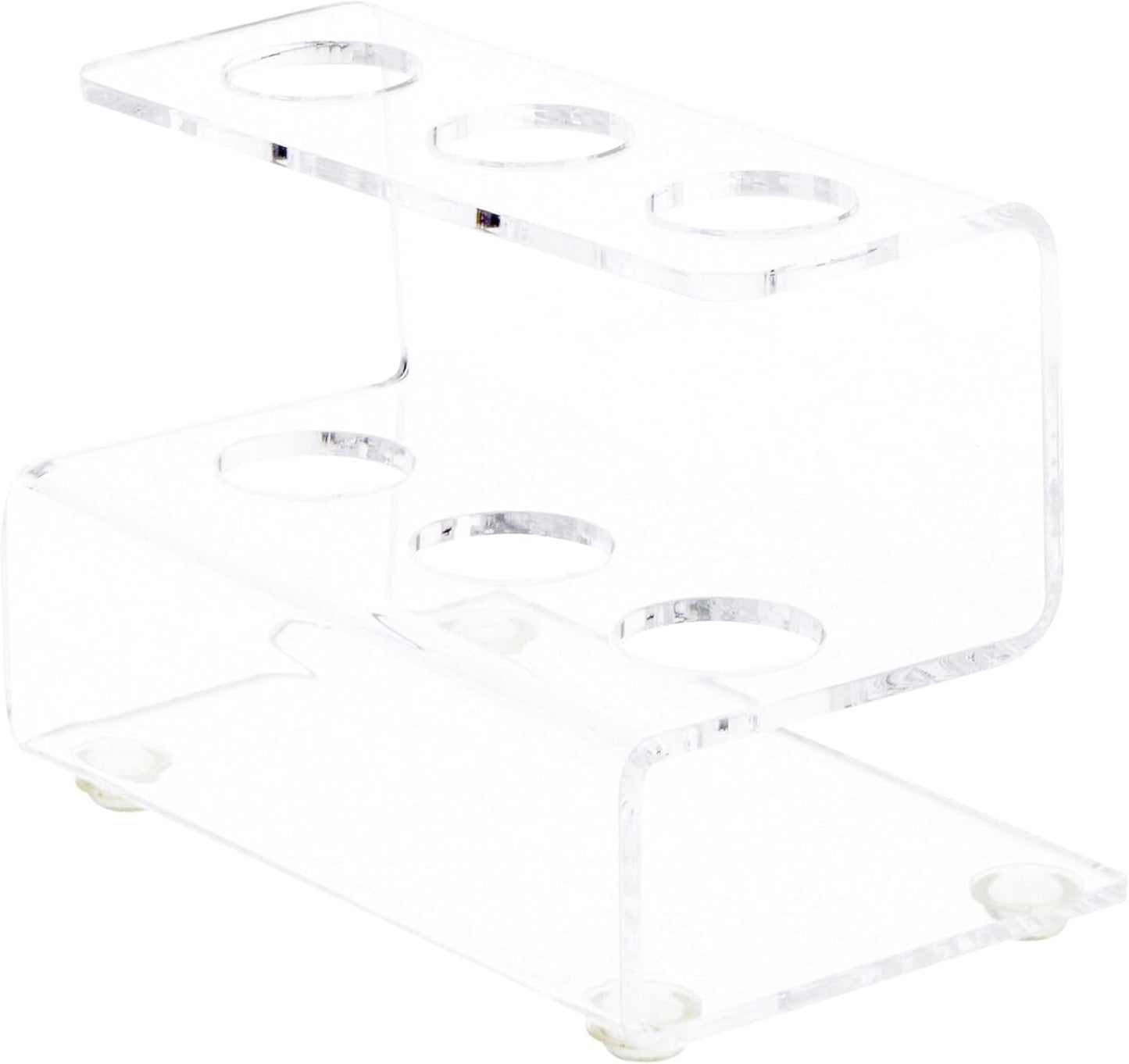 Plymor Clear Acrylic Flatware Display Stand, 3.25" H x 4.5" W x 3" D