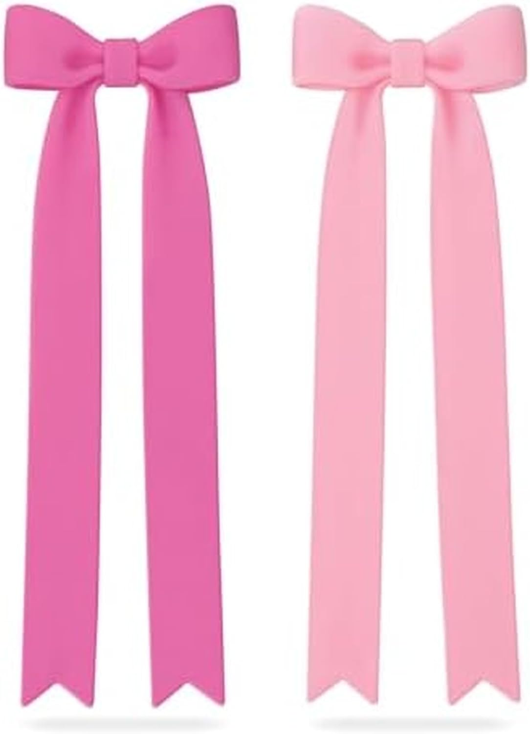 Genuine Fred Page Ties Bow Bookmarks, Set of Two, Pink, Flexible Silicone, Fun Stocking Stuffer, Gift for Book Lovers, Teachers, Back to School Coquette Aesthetic