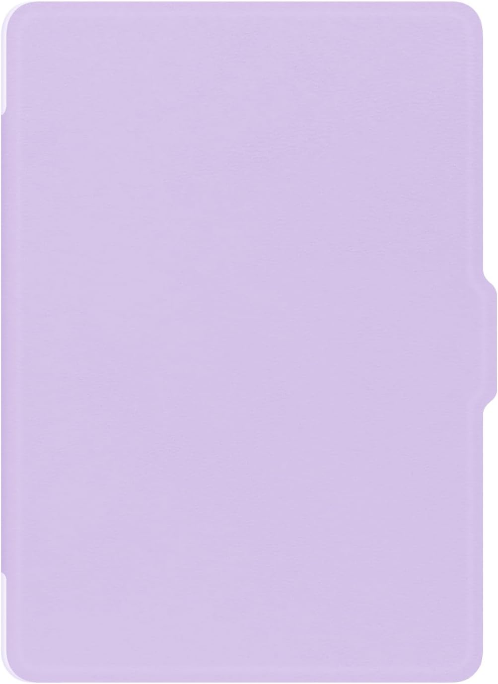 Case for 6" Kobo Clara Colour 2024 Released, Ultra Clear Soft Light Transparent TPU Back Cover with Hand Strap, Auto Wake/Sleep (Light Purple)