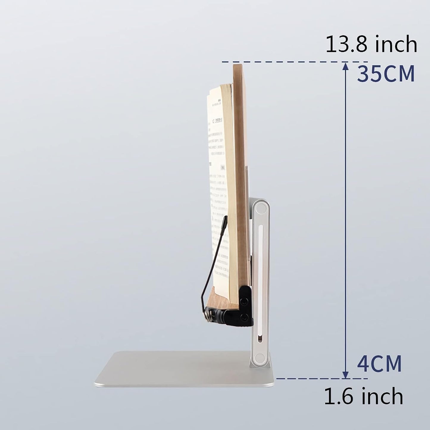 Book Stand for Reading Tablet Stand for Desk Laptop Stand and Portable Riser Adjustable Height Angle Compatible with Laptop Tablet Textbook Cookbook Book Stand/Book Holder