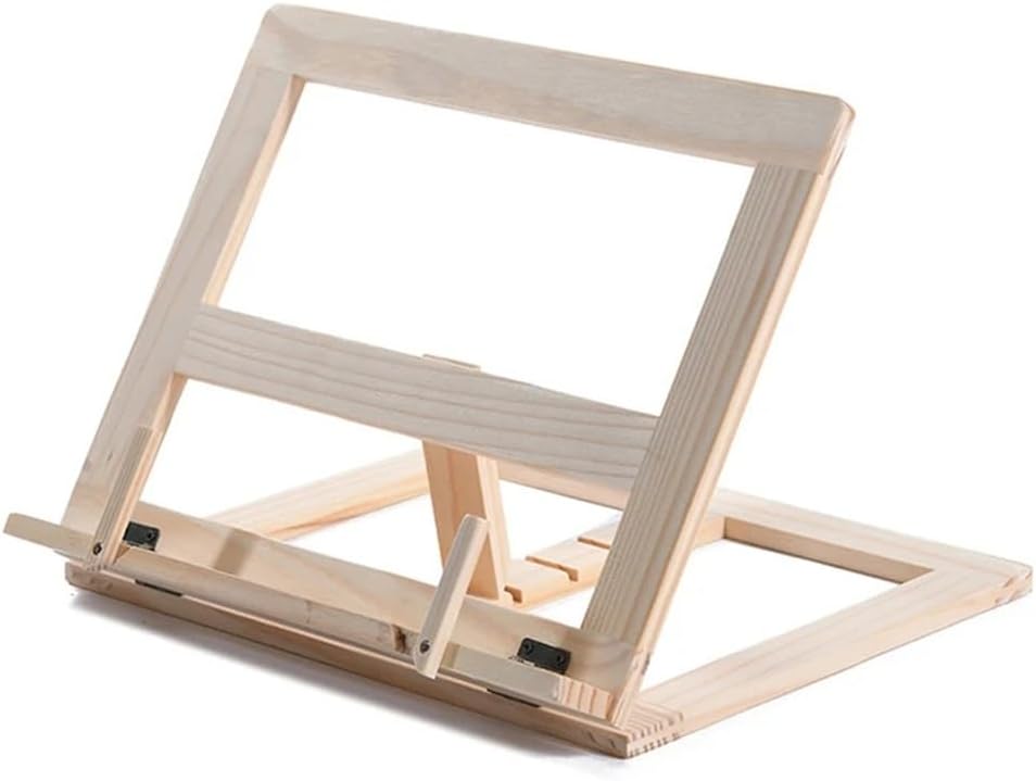 Creative Wood Table Stand Reading Bookshelf Bracket Tablet PC Pad Drawing Support Wooden Bookends Desk Organizer Stationery