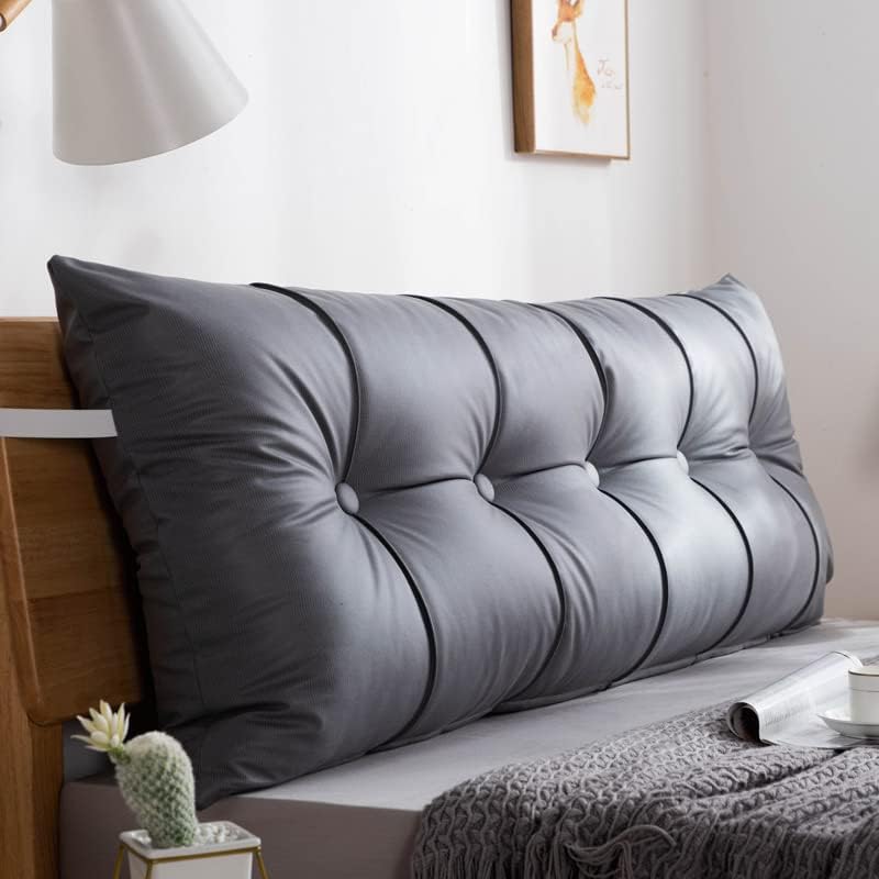 Headboard pillow, headboard Back Cushion Triangular Reading Pillow Back Support Pillow Rest Pillow Wedge Pillow Cushion daybed Sofa Bed Office Chair ( Color : H , Size : 100x50x20cm(39x20x8inch) )