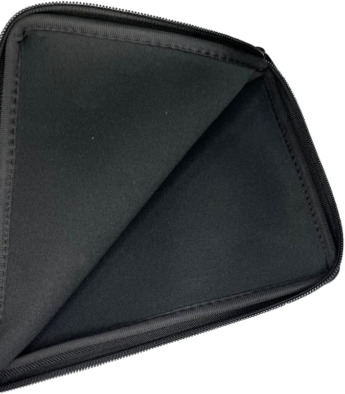 AF-WAN Neoprene Soft bag Book Sleeve bag holder with Zipper, Suitable for Fourth Wing Hardcover Book Protection at Home, Outdoor, and Travel (Black)