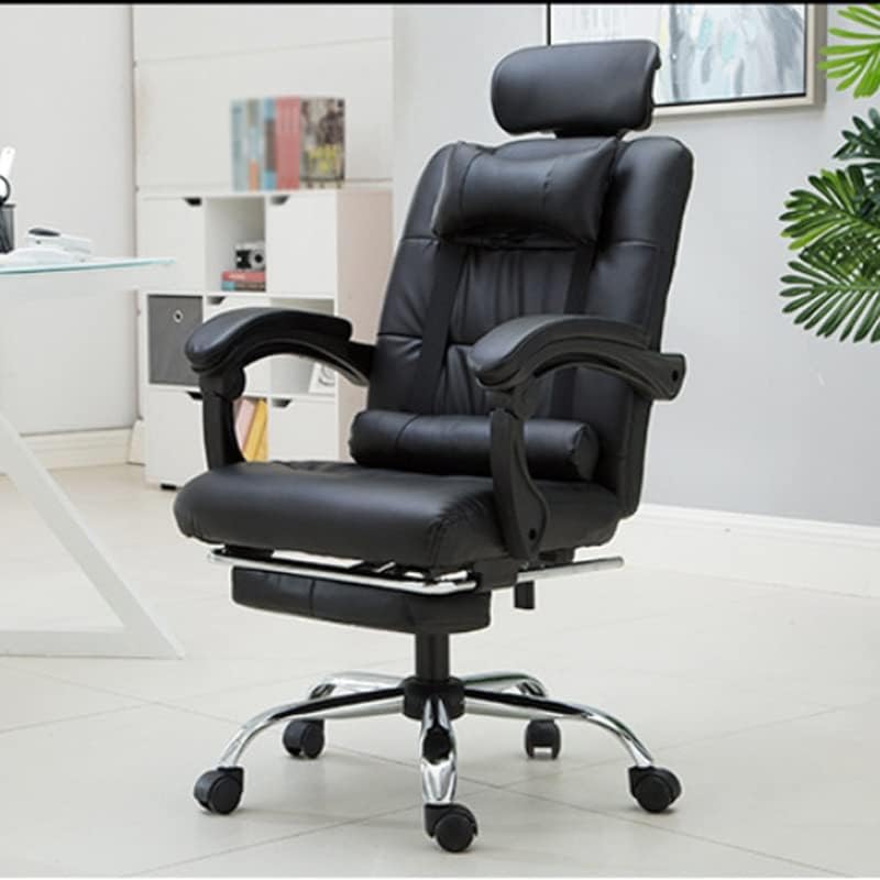 Home Office Reclining Lounge Chair Lift Rotary Footstool Executive Lunch(E)